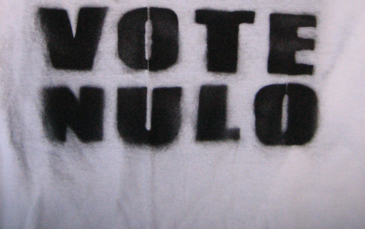 Por que vou votar NULO?