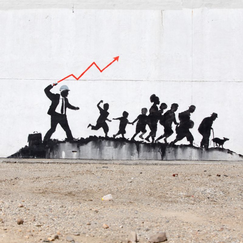 Vida não fascista Banksy - Foucault