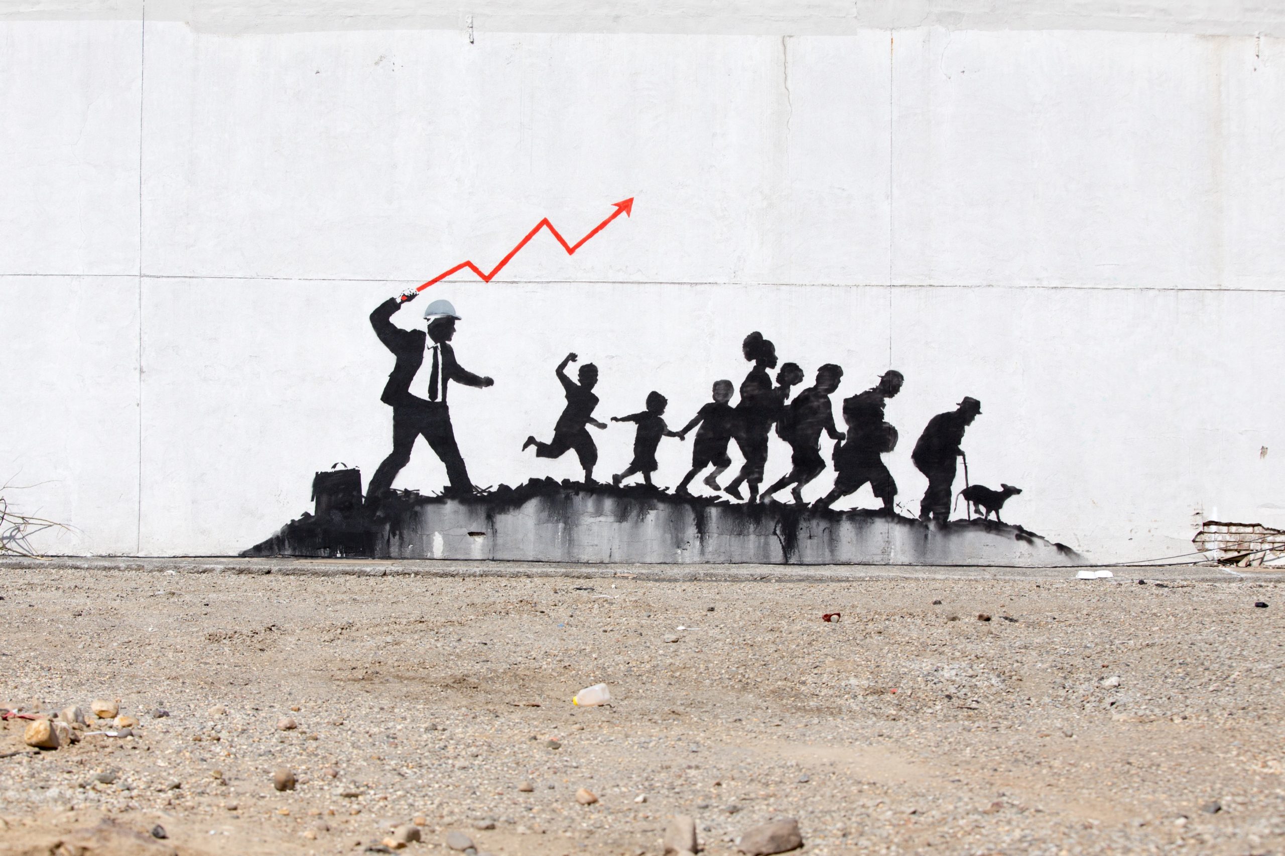 Vida não fascista Banksy - Foucault