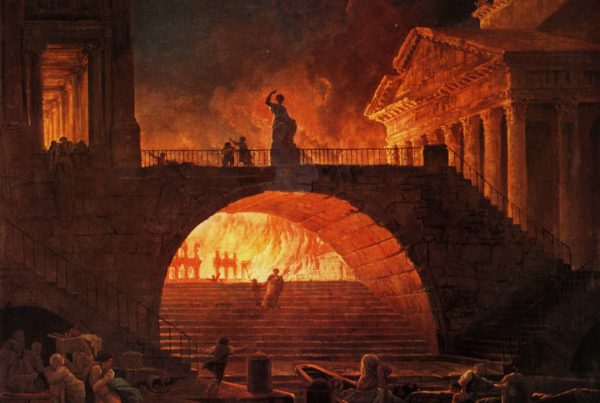hubert robert incendie de rome