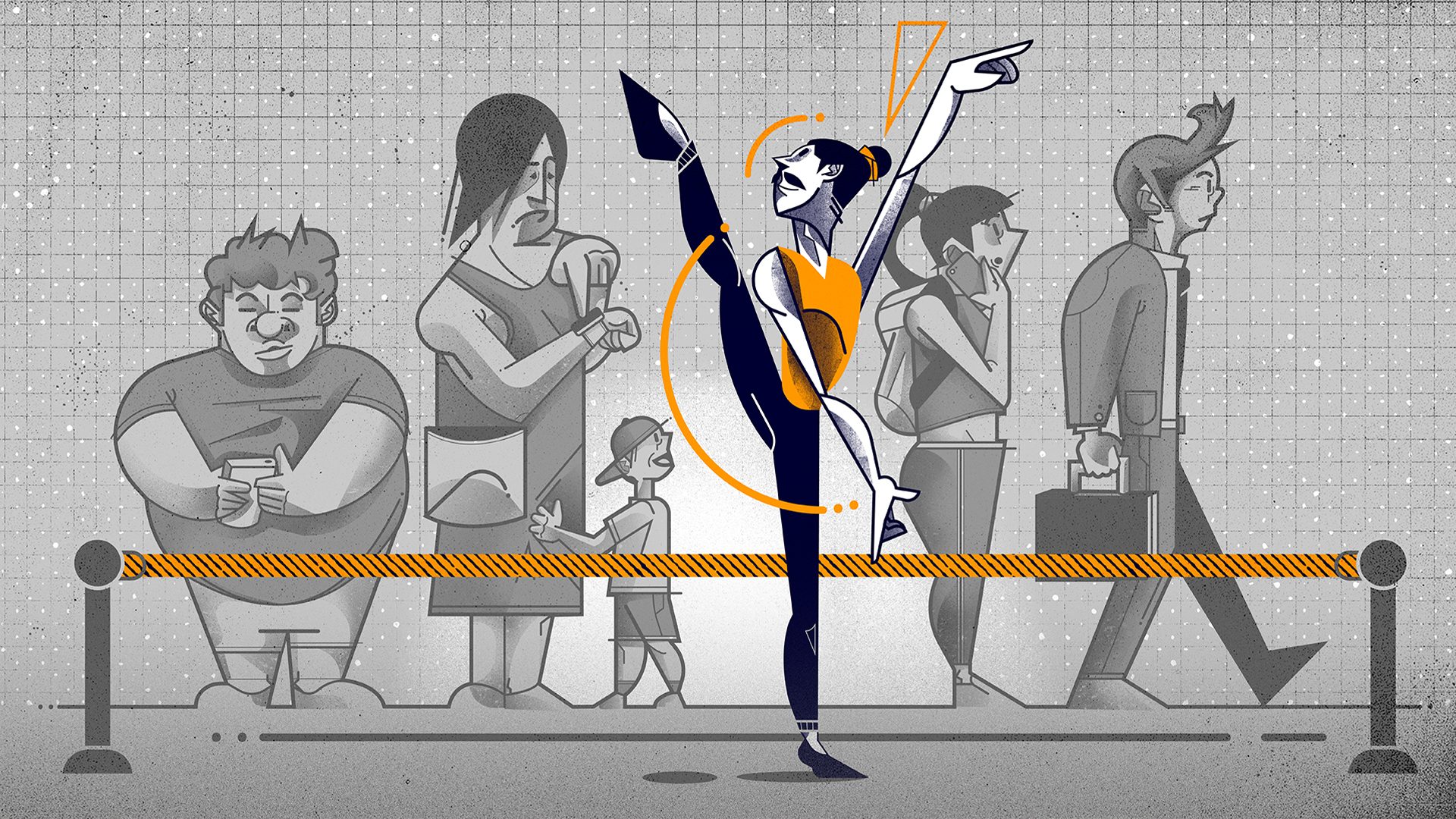 #198 dançar na fila do banco