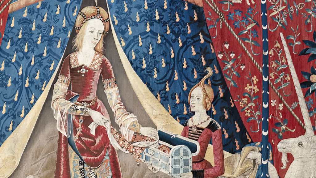 Tapeçaria: La Dame à la licorne | Superlativa síntese